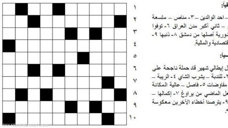 رحلة الألغاز: كيف تطورت الكلمات المتقاطعة عبر الزمن!